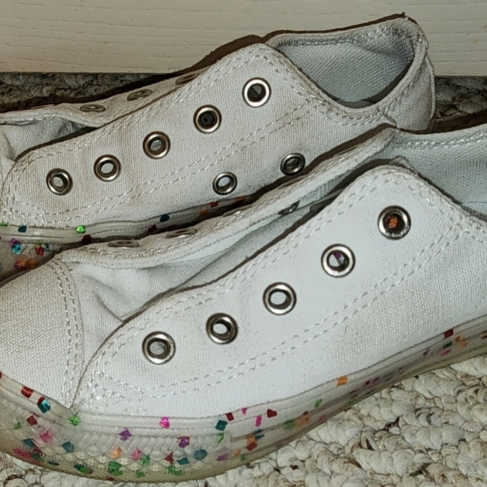 Girls Confetti Converse Sneakers